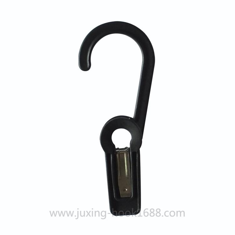 Source manufacturer plastic clip coat and hat clip rotatable curtain clip display clip swivel hook