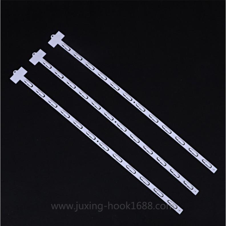 Factory direct selling spot hanging strip supermarket PP plastic hanging strip injection printing printing hanging strip food hardware hanging strip