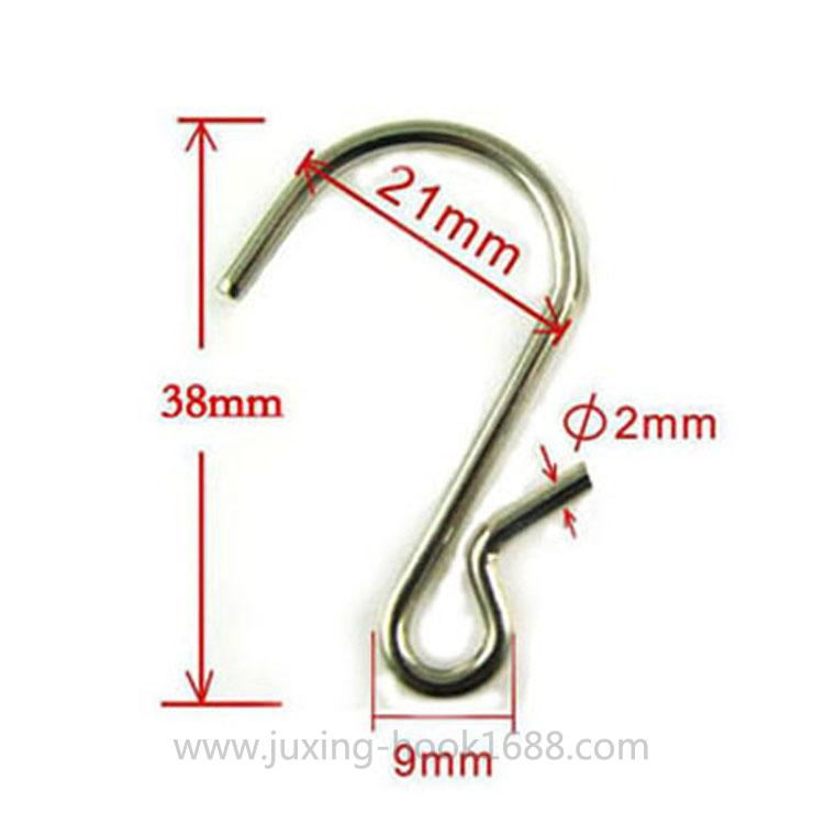 Factory direct sales with magnetic stainless steel s hook kitchen supermarket hook household kitchen hook metal S hook