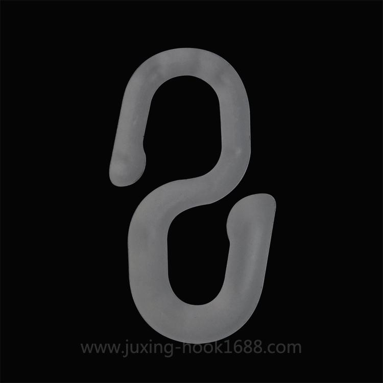 Multifunctional S-shaped hook plastic S-shaped curved hook small hook kitchen bathroom dormitory curtain hook multi-purpose hook