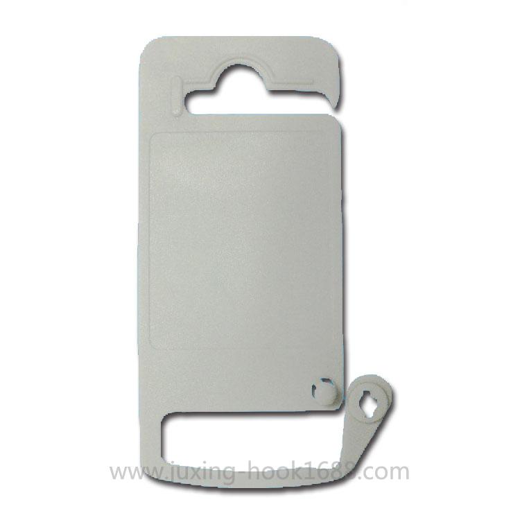 Tie Listing Plastic Display Hook PP Plastic Hook Tie 2 Groove Belt Display Hook Hanging Hook