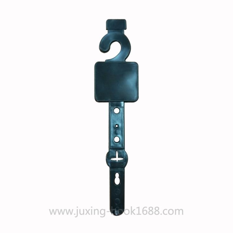 Display plastic belt hanger hook customizable LOGO is widely used in shopping malls