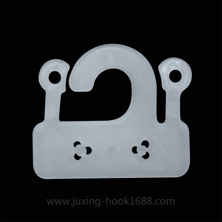 Factory wholesale plastic folding hook hook cardboard hook packaging bag accessories small accessories left and right hook hook in stock