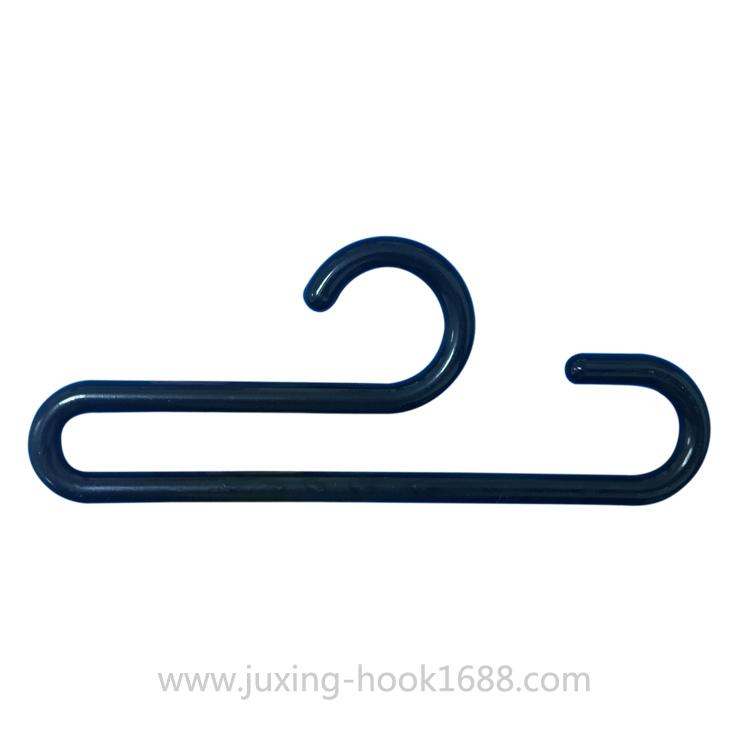 Supermarket socks hook transparent hook PE hook white question mark hook