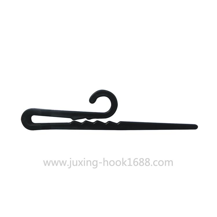 Factory direct sales socks hook plastic hook trademark hook plastic bag question mark socks hook