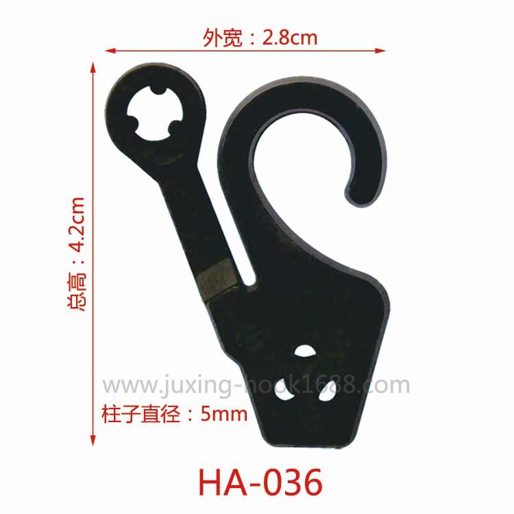 Spot wholesale plastic snap hanger hook socks underwear color box packaging hook production