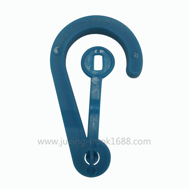 Factory direct supply plastic question mark hook socks packaging hook snap hook