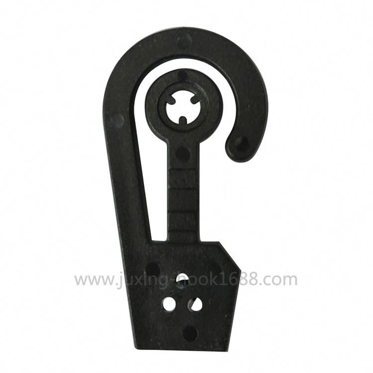 Factory spot question mark hook box hook, plastic foldable snap hook plastic hook