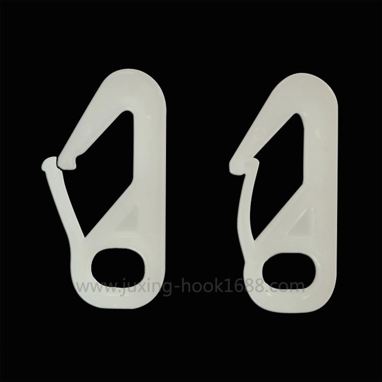 Paper cardboard hook packaging transparent snap hook plastic hook supermarket question mark small commodity hook cloth sample hook