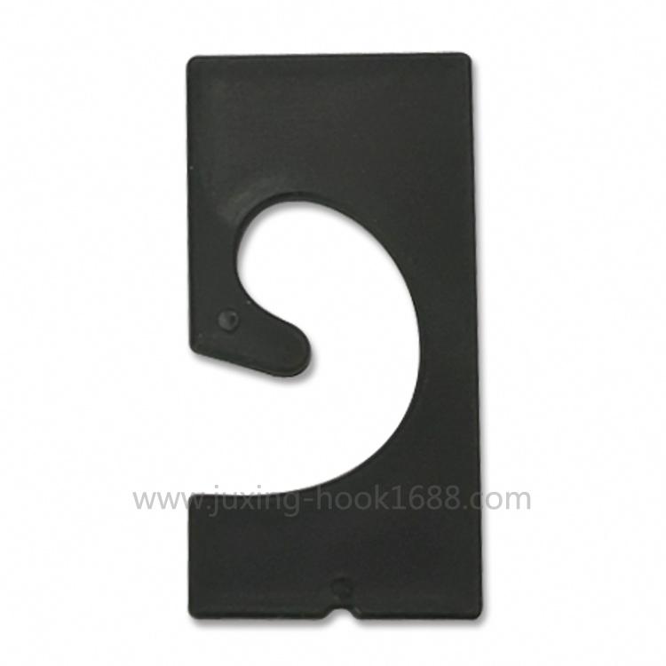 Manufacturers paper card snap plastic hook one word hanging buckle plastic PP question mark plastic hook socks hook