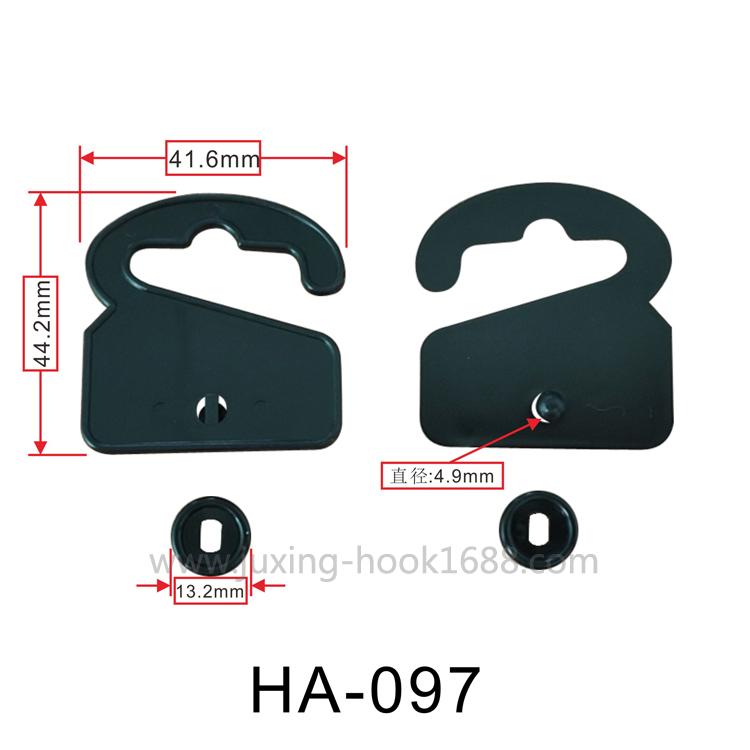 Plastic snap hook high quality PP plastic hook small hook question mark hook supermarket packaging bag hook factory direct sales