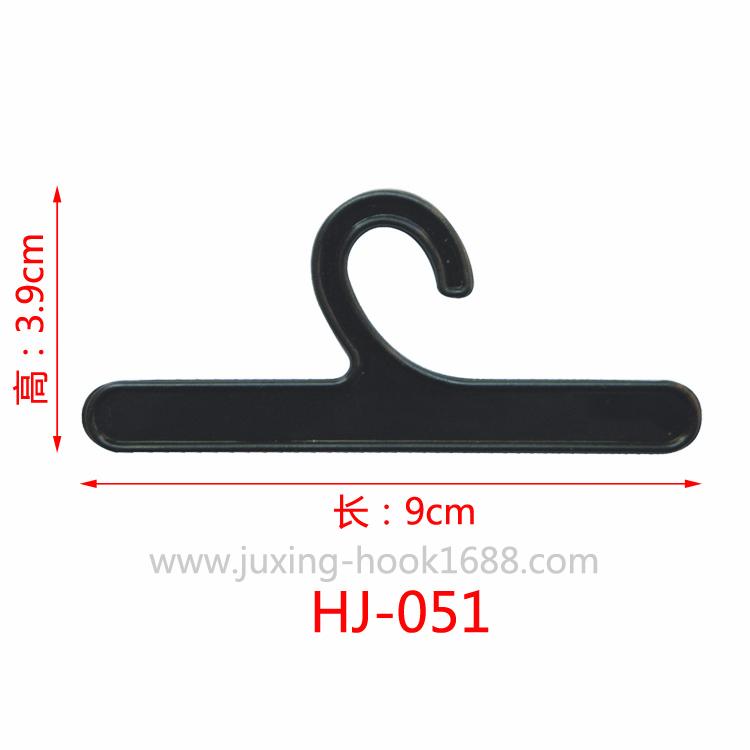 Thickened hanger plastic packaging hook, transparent plastic hook, creative question mark in-line hook