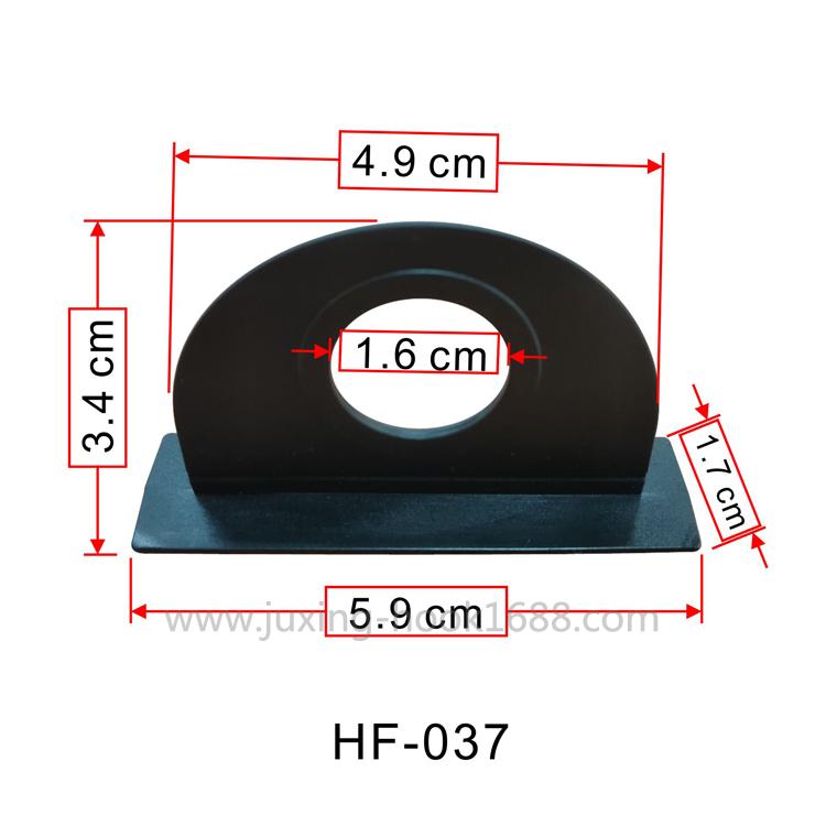 Plastic aircraft hole processing, carton packaging hooks, data cable hooks, customized triangle aircraft hole hooks