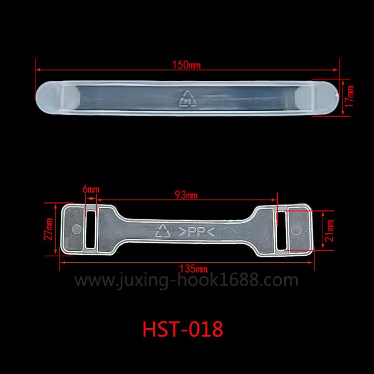 The injection molding factory produces customized plastic handle, carton milk case bag handle buckle, PE handle, spot wholesale