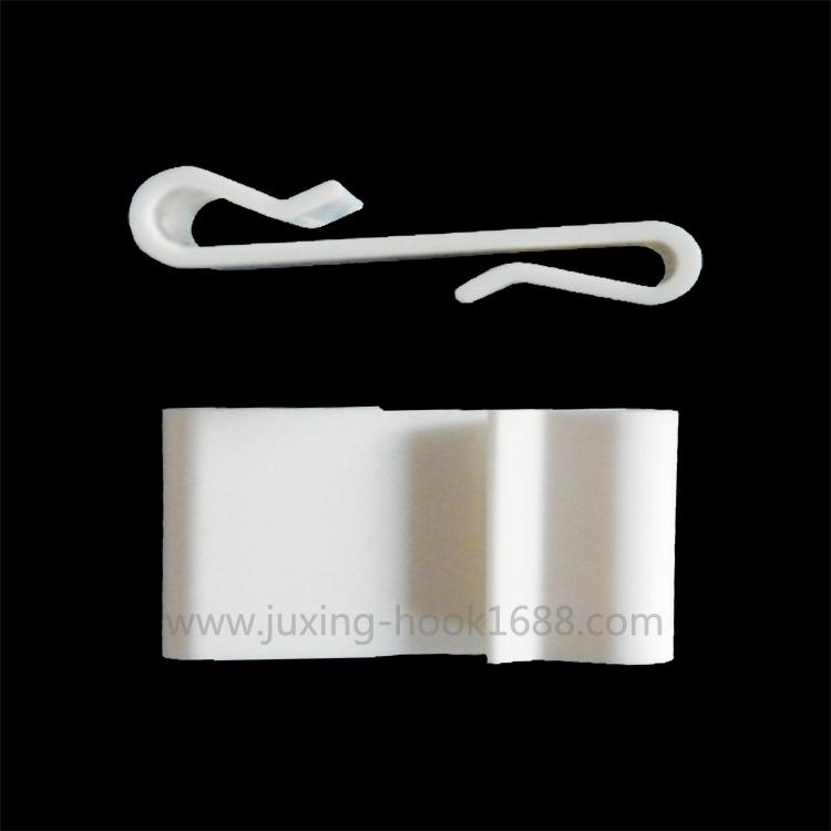 Factory direct sales S-shaped plastic hooks paper shelf S hooks display rack plastic accessories