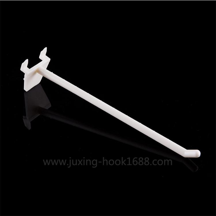 Supermarket plastic shelf hooks, ABS plastic display hooks, paper shelf display box accessories