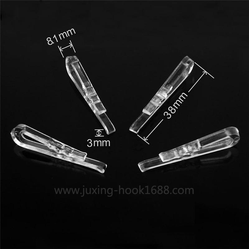 Strength Manufacturers Shirt Packing Clips Plastic Clips Transparent Shirt Clips Clothes Clip Fixing Clips Shirt Clips