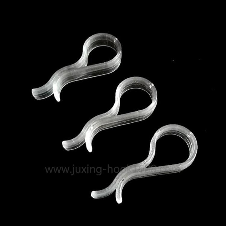 Transparent plastic clip Shirt shirt packaging fixing clip tooth clip 9 word clip anti-slip positioning clip factory direct supply