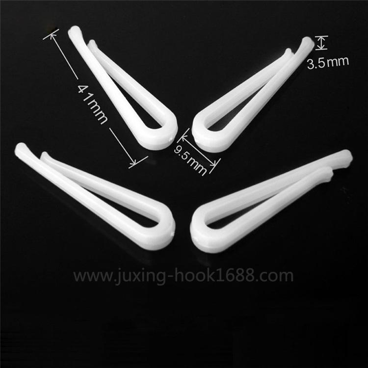 White plastic shirt clip shirt clip back glue clip shirt clip clothes clip triangle glue clip