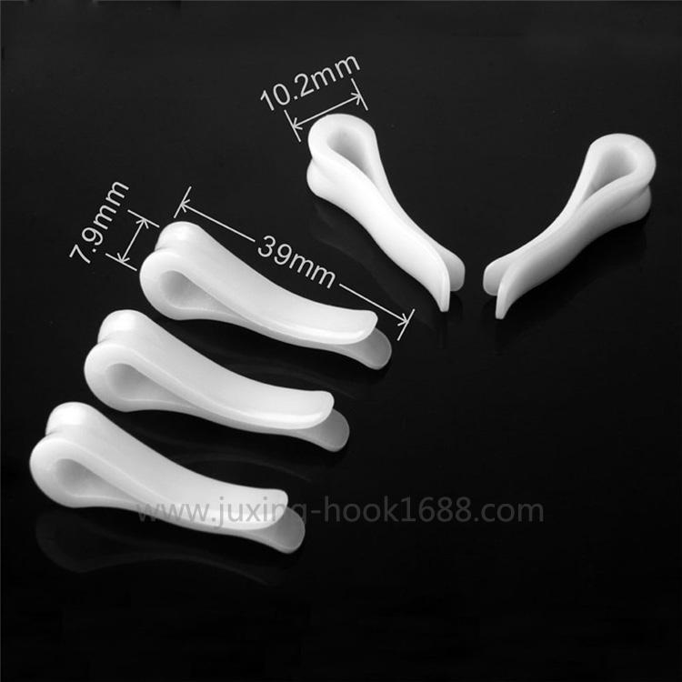 Thermal underwear packaging clip clothes storage toothless glue clip transparent plastic shirt glue clip clothing fixing clip